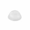Rounded lids without hole in transparent apet cm 9