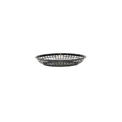 Porta pane ovale in polipropilene nero cm 24,1x15,1