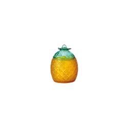 Pineapple plastic tumbler in yellow and green cl 74