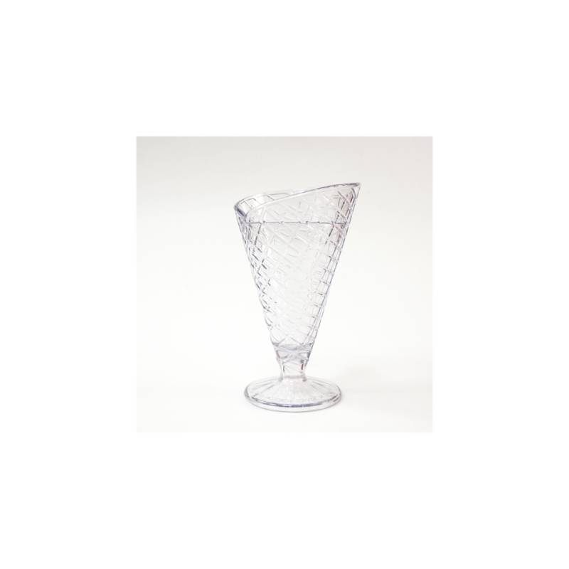 Cornetto-shaped ice cream cup in transparent san cl 23.7