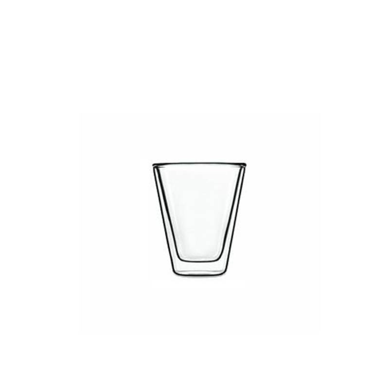 Luigi Bormioli thermal Caffeino coffee cup in glass cl 8.5