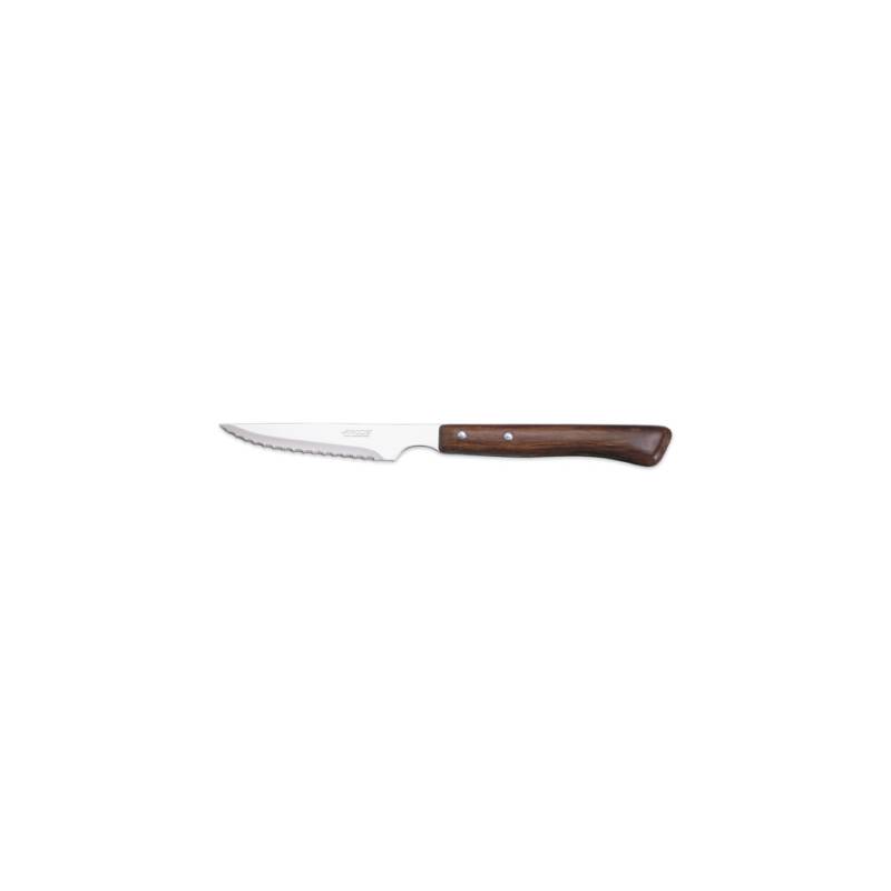 Coltello bistecca seghettato Arcos con manico in legno cm 11