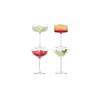 Lulu LSA Assorted Glass Champagne Cups