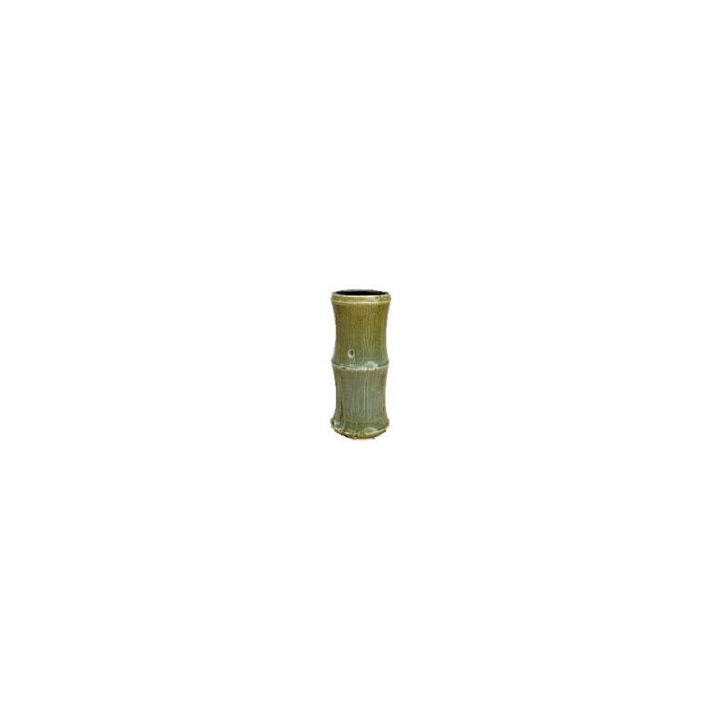 Grüner Keramik-Bambus Tiki cl 35