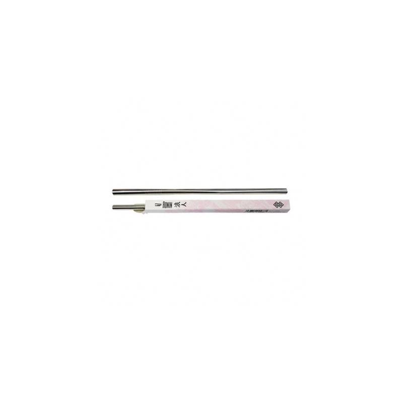 Stainless steel straw cm 21.5x0.8