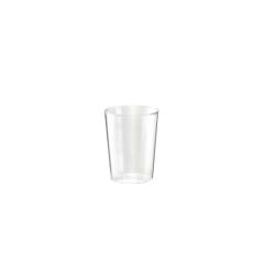 Plastic notched liqueur glass cl 5