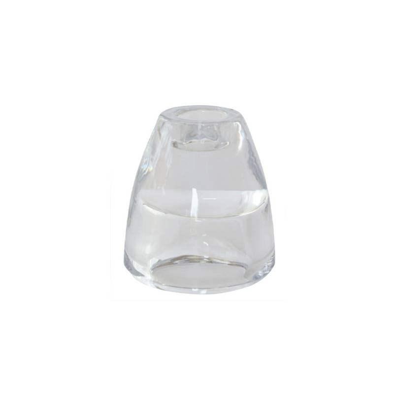 Duni Kerzenhalter aus klarem Glas 7,3 x 6,8 cm