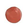 Orange ceramic Mediterranean flat plate 27.5 cm