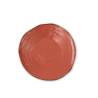 Piatto piano Mediterraneo in ceramica arancio cm 27,5