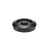 Black plastic tortilla holder with lid 7.08 inch