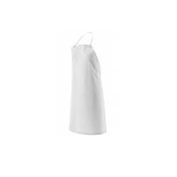 Waterproof white waxed bib apron 95x75 cm