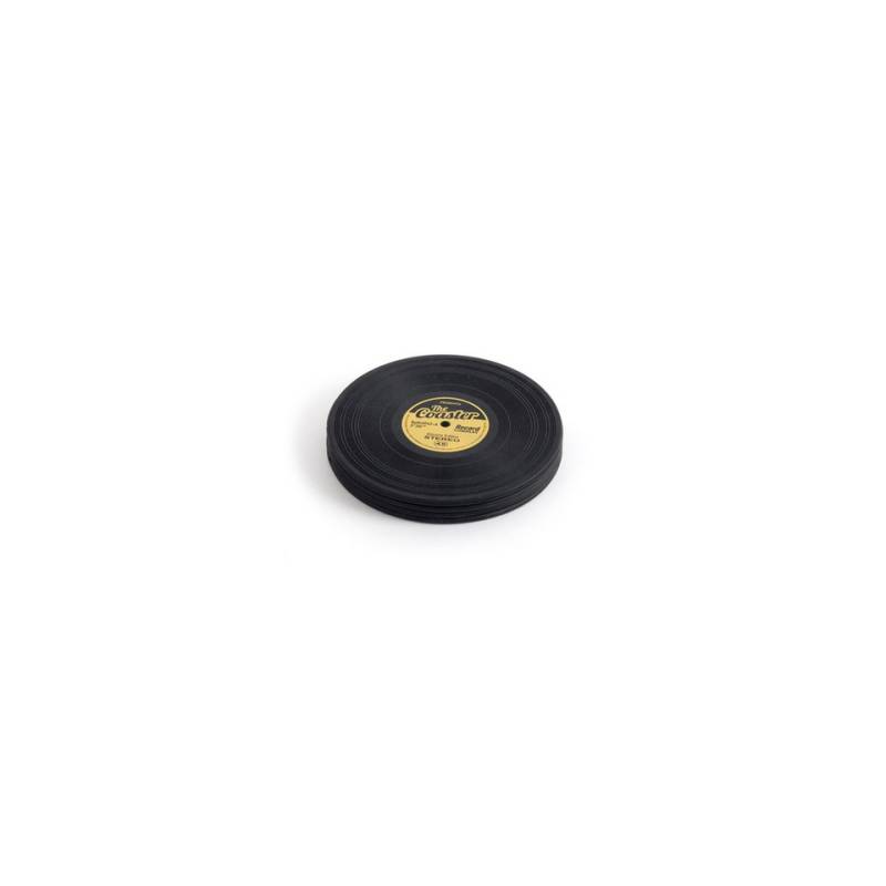 Sottobicchieri the Coaster in silicone nero cm 9