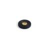Sottobicchieri the Coaster in silicone nero cm 9