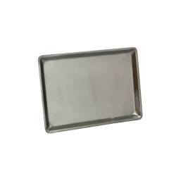 Stainless steel rectangular tray 13.78x9.84x0.78 inch