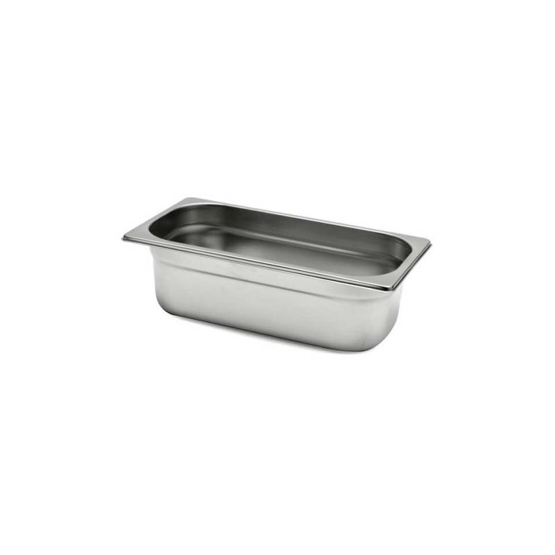 Vasca gastronorm 1/3 in acciaio inox cm 10