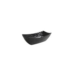 Mamba rectangular cup in black melamine cm 32.6x17.5x10