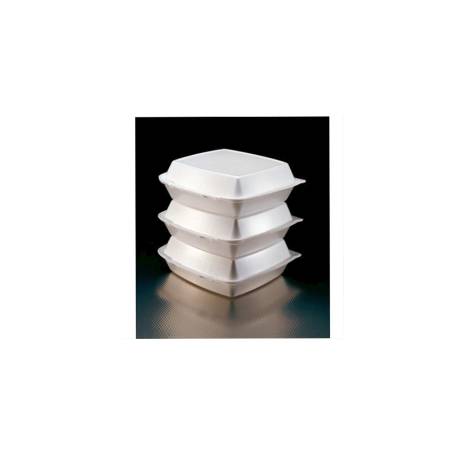 Styropor-Hamburger-Behälter cm 15x15x7