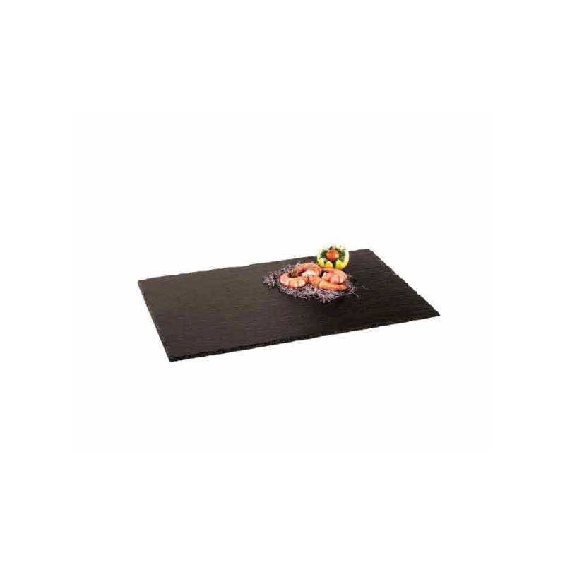 Placa plana de pizarra 32,5×17,6 cm