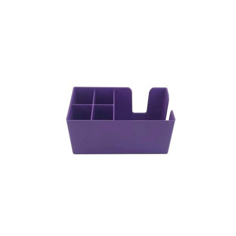 Bar caddy in policarbonato viola cm 24 x 14,5 x 10,5