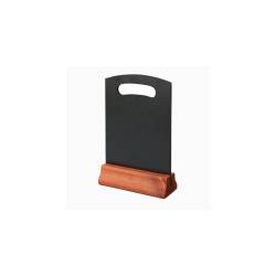 Desktop blackboard with wooden stand 15x22 cm