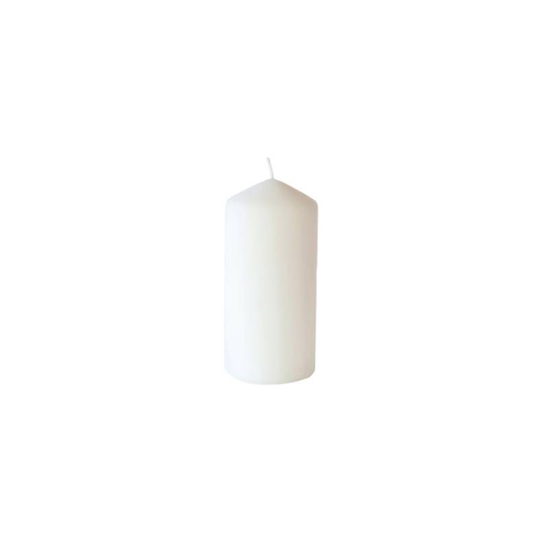 Pillar Duni candle white cm 15x7