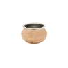Cuenco mini de acero inoxidable y cobre martillado 11 cm