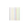 Colored paper biodegradable straws cm 20