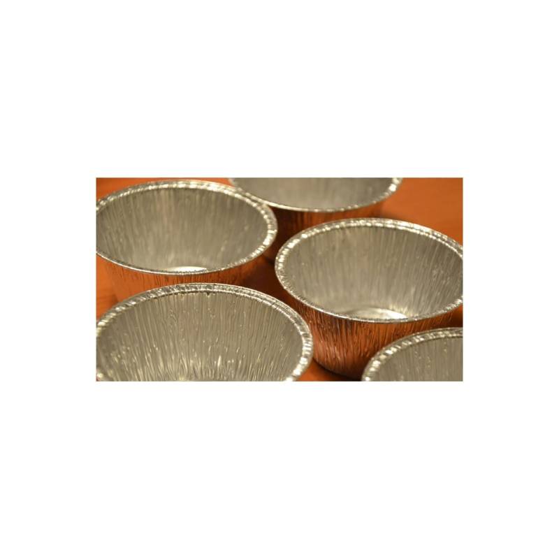 Moules à crème caramel en aluminium 10.5x2 cm