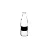 Bottiglia con tappo e lavagna in vetro 1lt