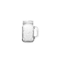 Alabama jar glass with perforated lid cl 48