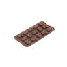 Stampo cioccolatini Winter Natale 15 impronte in silicone