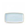 Stonecast Churchill rectangular vitrified ceramic blue tray 35x18.5 cm