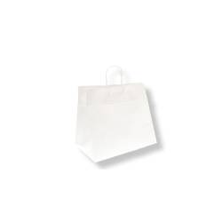 White paper bag 12.60x8.26x11.22 inch