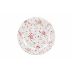 Vintage Rose Cranberry Churchill porcelain pink flat plate 30.5 cm