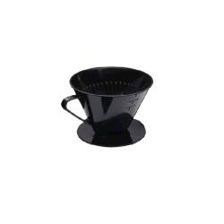 Filter 4 black plastic cups cm 11x13