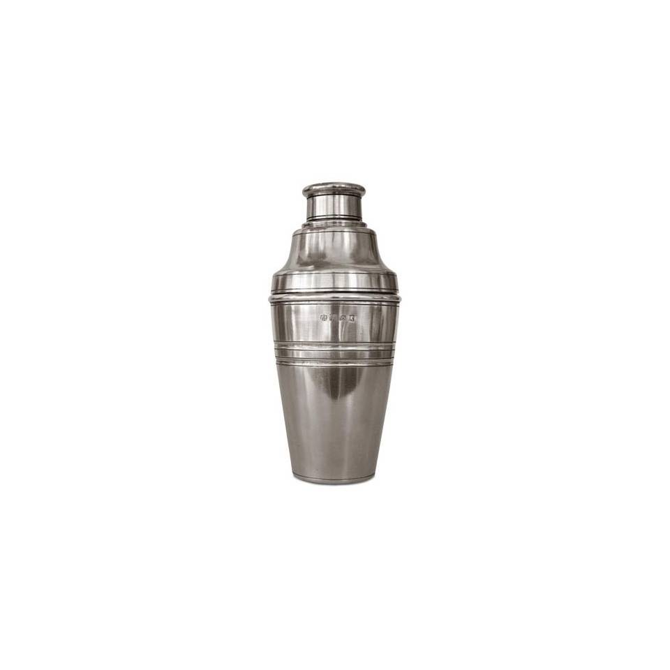 Shaker cobbler Piemonte Cosi Tabellini in polished pewter cl 72
