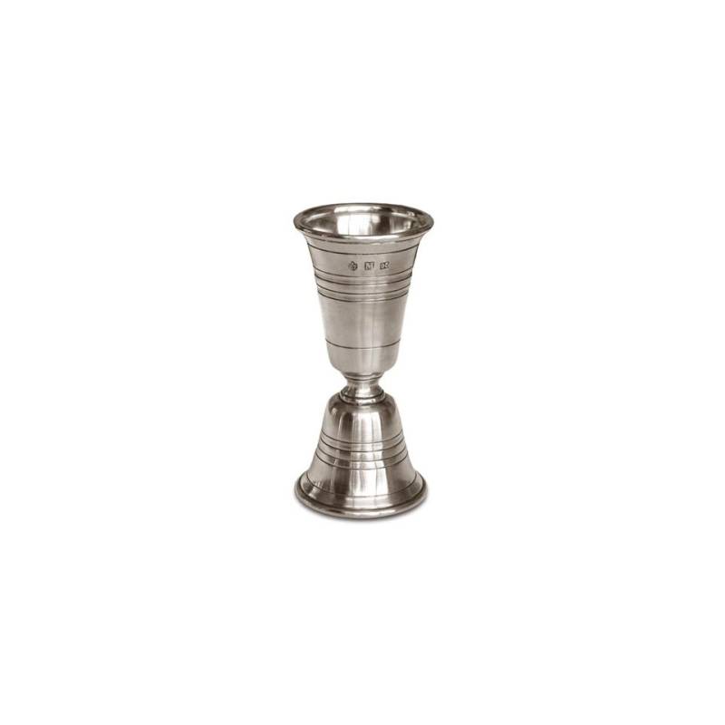 Jigger Piedmont Cosi Satin Pewter Tablets