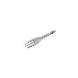 Bar spoon with stainless steel fork cm 28.5