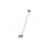 Bar spoon con pestello liscio in acciaio inox