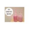 Milk bottle with stopper and blackboard glass cl 50