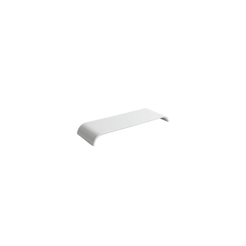 Bandeja rectangular de porcelana blanca 25x10 cm