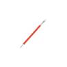 Milk decorating pen with red stainless steel handle 18.10