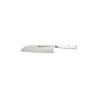 Arcos stainless steel santoku knife with white handle cm 14