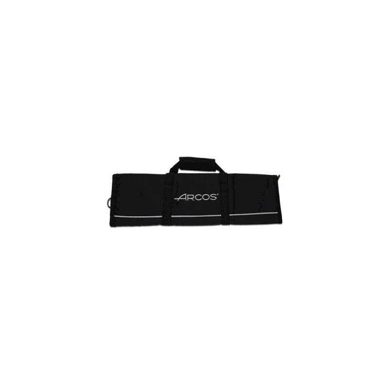 Borsa porta coltelli Arcos 8 posti in poliestere nero