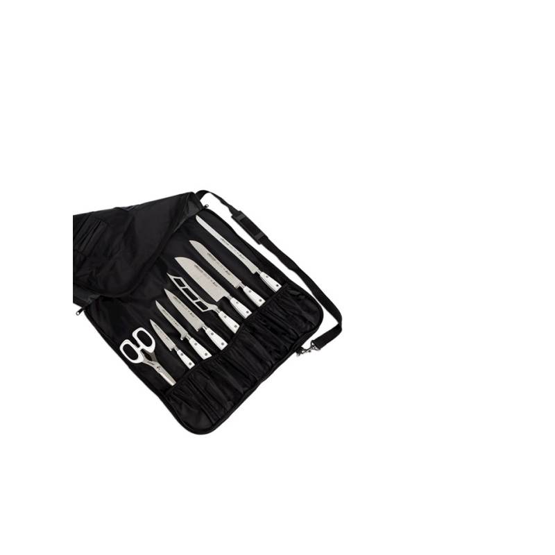 Arcos knife bag 8 places in black polyester