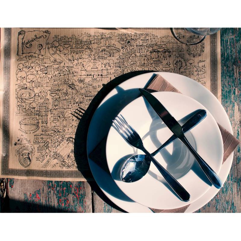 Milano paper placemat brown cm 43x31