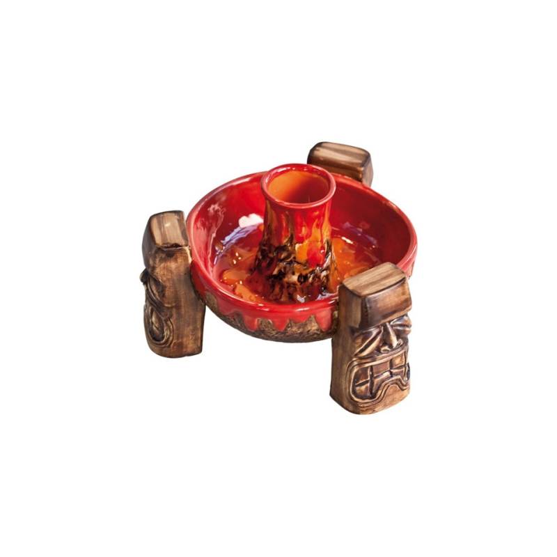 Tiki mug Vulcano in porcellana cl 60