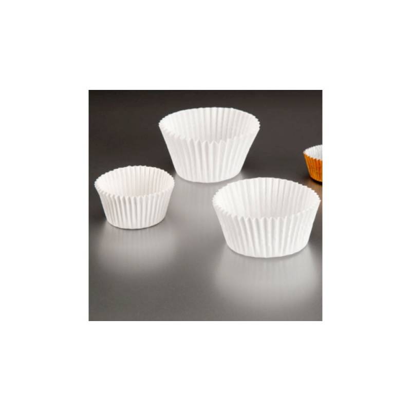 Petit Fours disposable white paper baking cases 1.96x1.06 inch