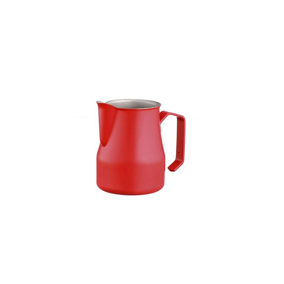 Motta stainless steel red milk jug cl 50