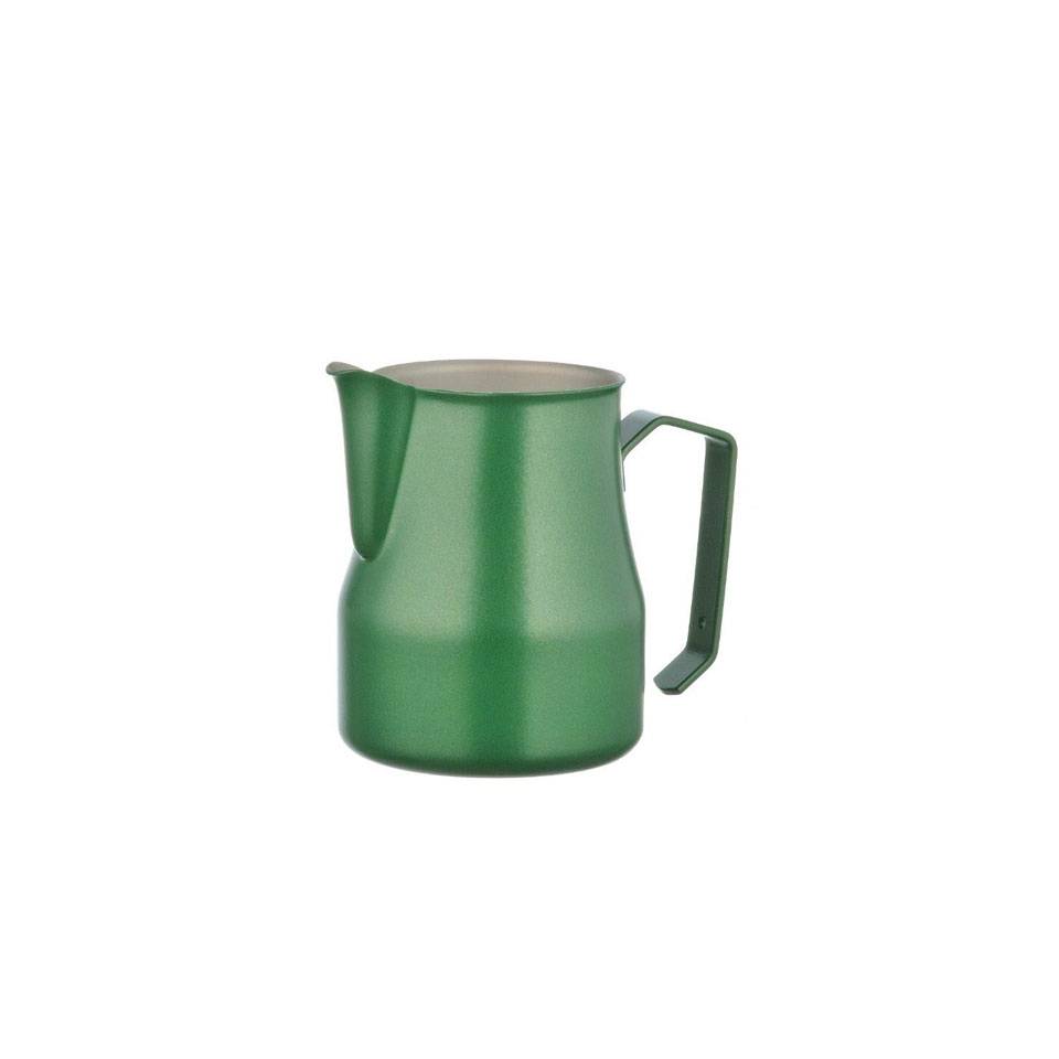 Motta green stainless steel milk jug cl 75